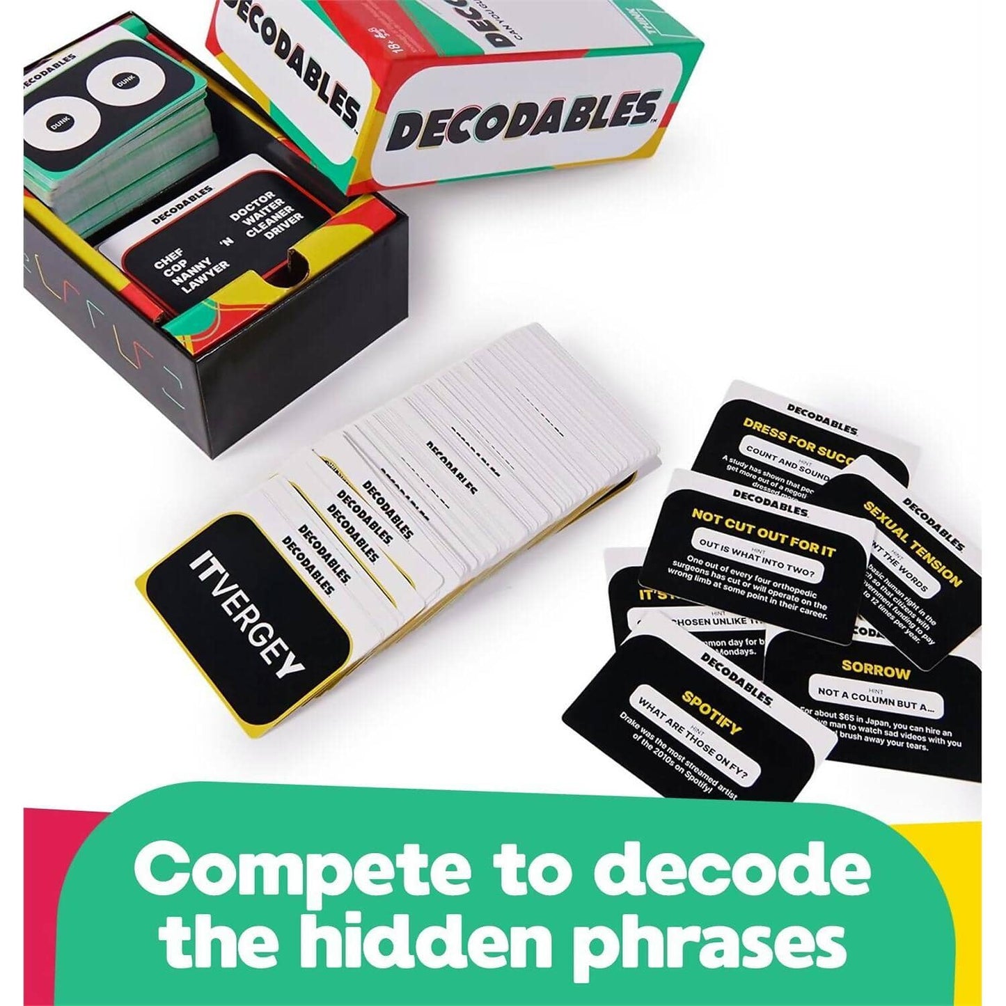 Spin Master - Decodables A Hysterical Adult Party Game