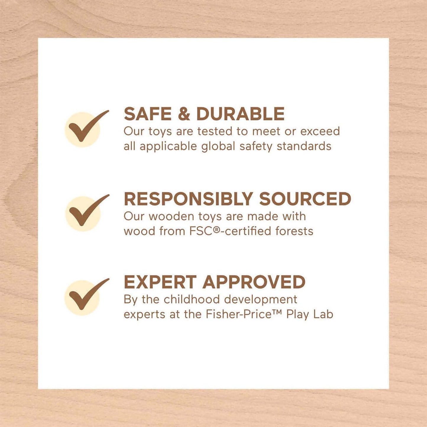 Fisher-price - Wooden Stacking Rainbow - Mattel