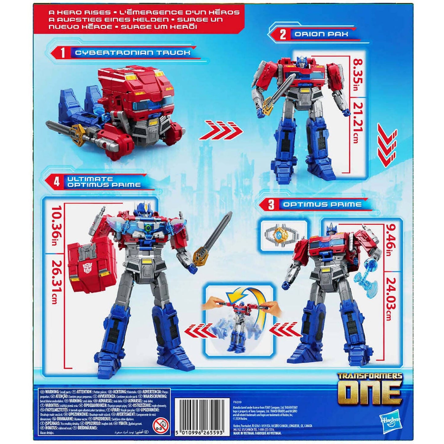 Transformers - Transformers One Power Flip Optimus Prime - Hasbro