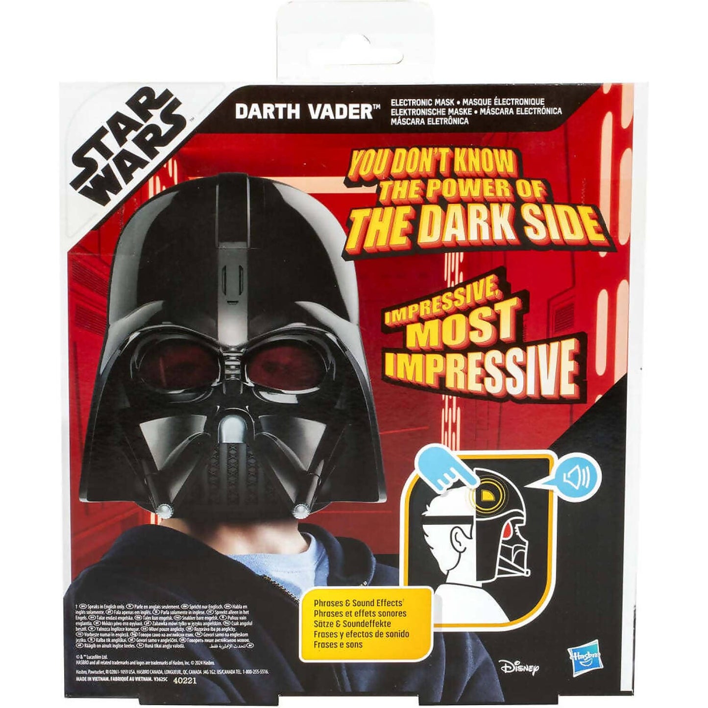 Star Wars - Darth Vader Electronic Mask - Hasbro