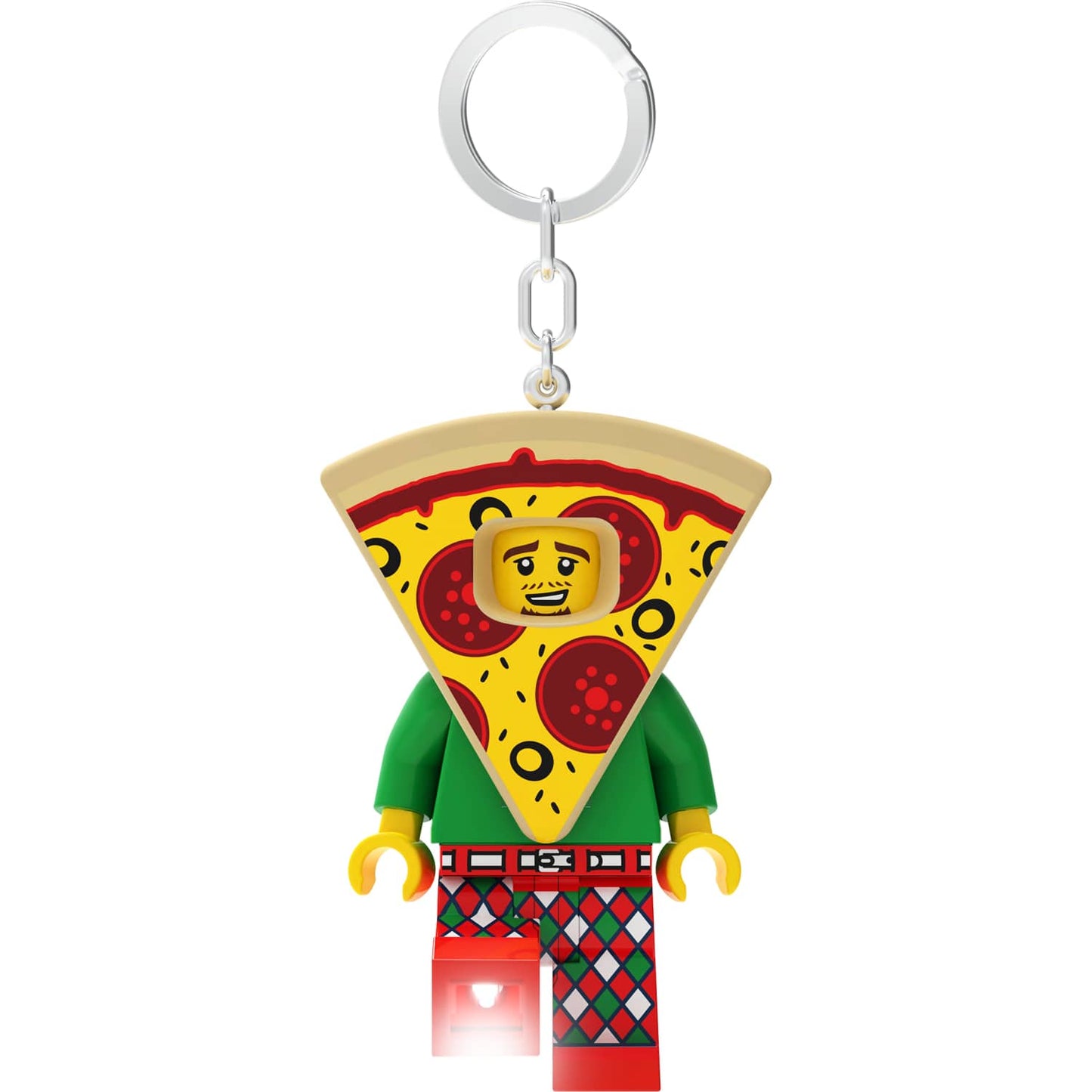 LEGO Pizza Guy Minifigure LED Key Light