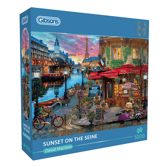 Gibsons - Sunset On The Seine - Jigsaw Puzzle 1000 Pieces