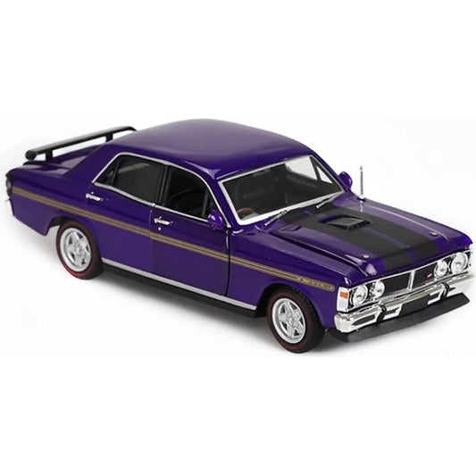 DDA Collectibles 1:32 Scale - Ford Falcon XY GTHO Phase III - Purple with Gold Stripe - Diecast Model