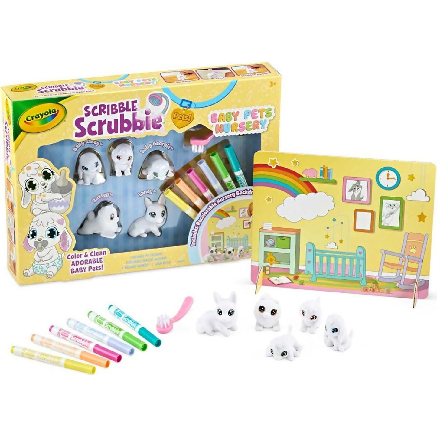 Crayola - Scribble Scrubbie Pets Baby Pets Nursery