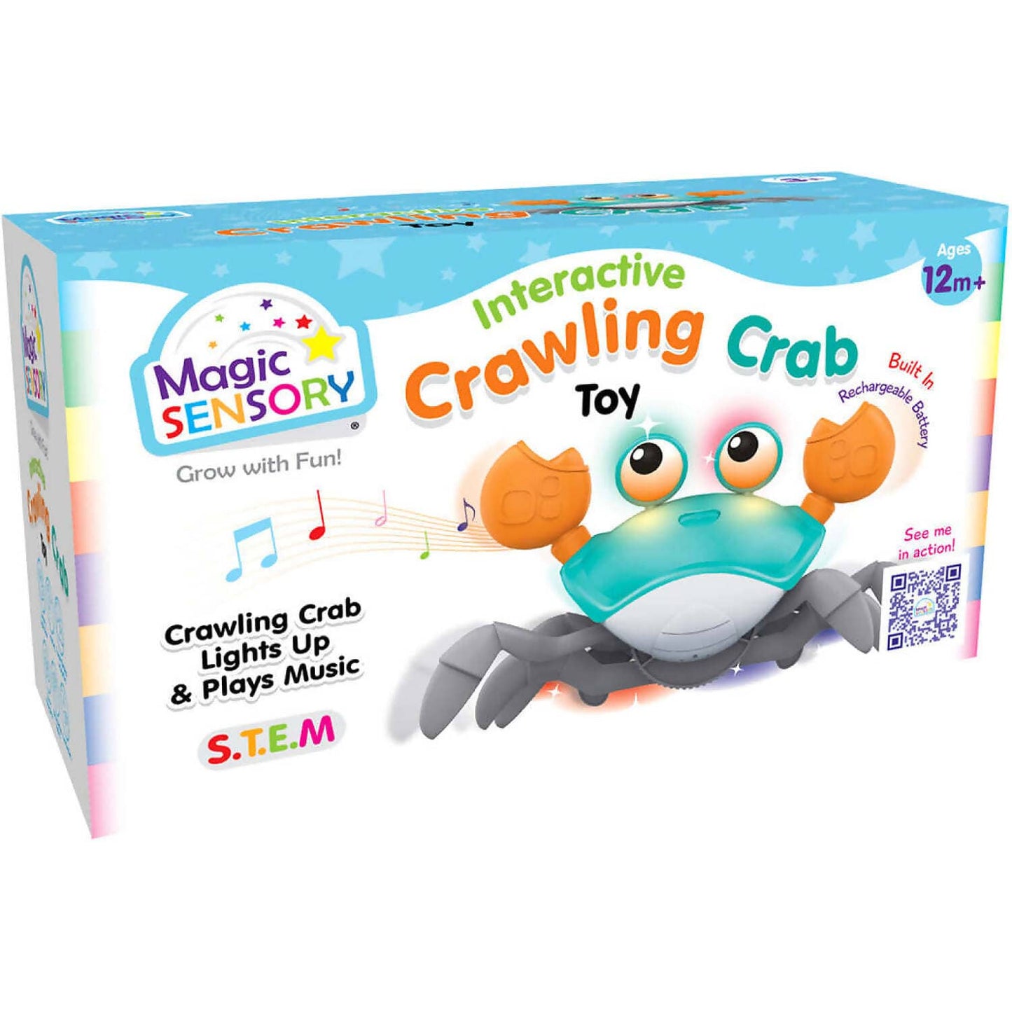 Magic Sensory - Blue Interactive Crawling Crab