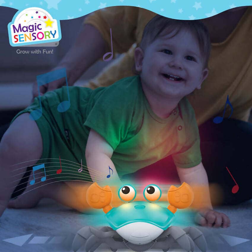 Magic Sensory - Blue Interactive Crawling Crab
