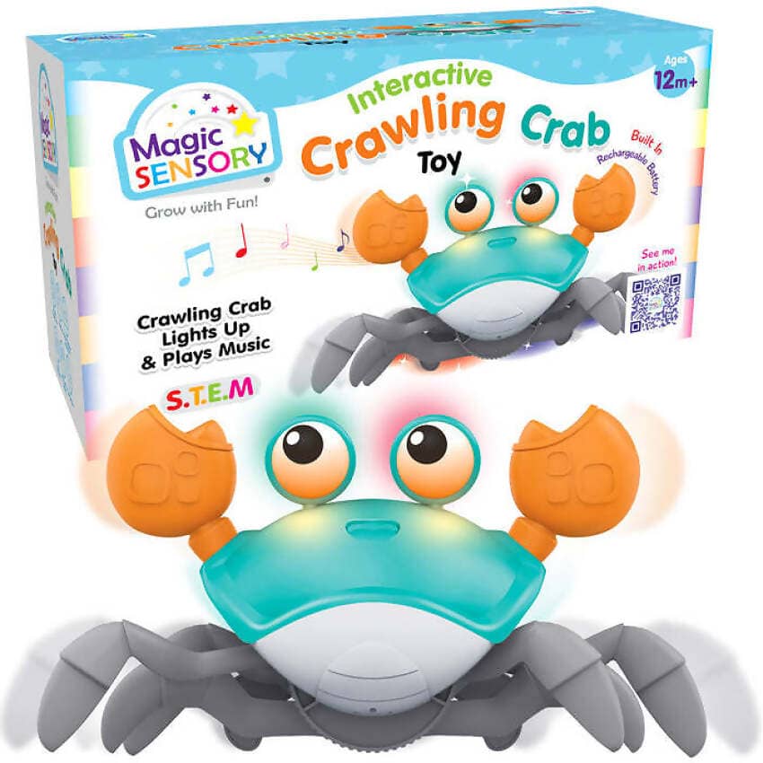 Magic Sensory - Blue Interactive Crawling Crab
