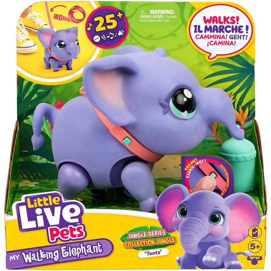 Little Live Pets - Pets My Walking Elephant Jungle Series Toots
