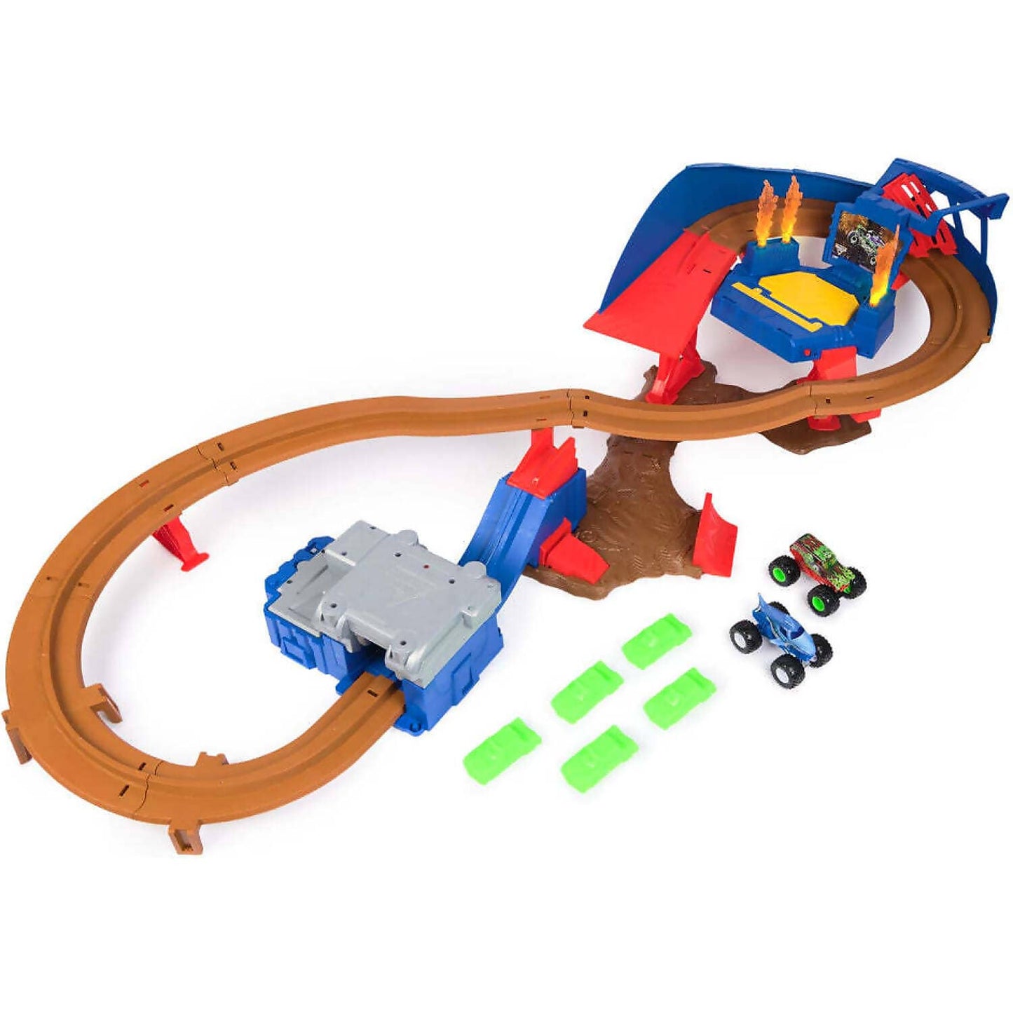 Monster Jam - Supercharge Speedway Playset - Spin Master