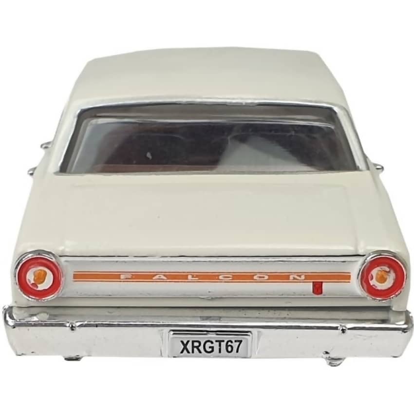 DDA Collectibles 1:43 Scale - Avis White 1967 Ford Falcon XR GT - Diecast Model