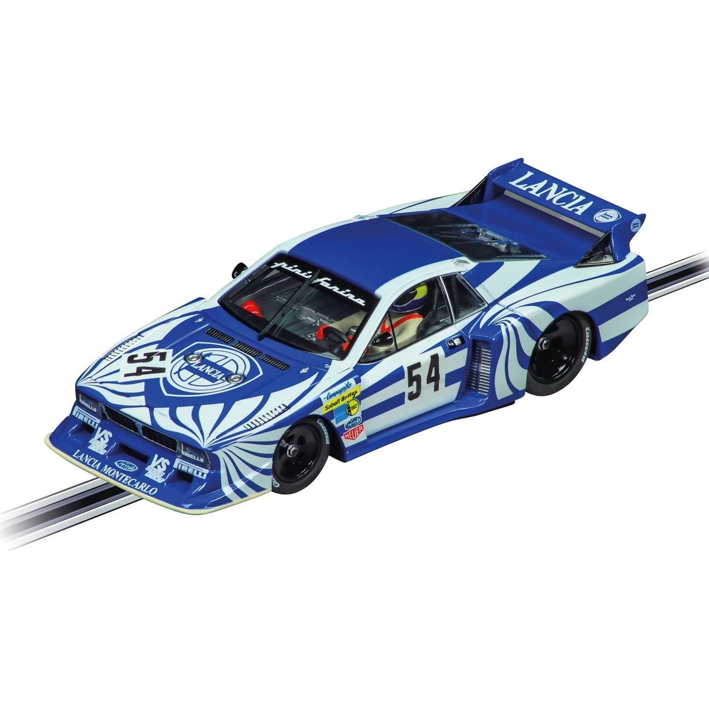 Carrera Evolution 1:32 - Lancia Beta Montecarlo Turbo No.54 6h Silverstone 1981 - Slot Car Also Suits Scalextric