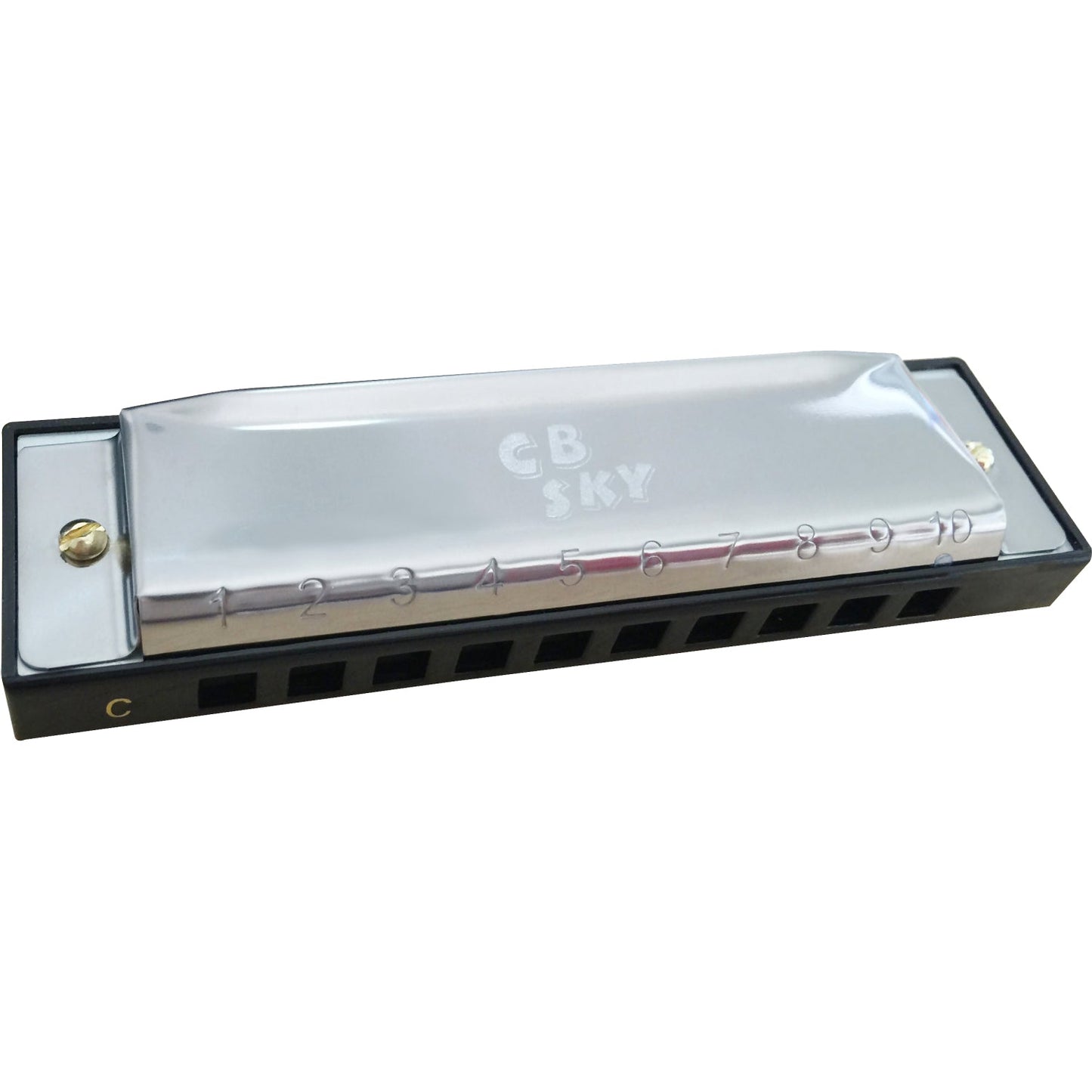 Cb Sky - Jr. Music Pro Harmonica 10 Note Toy With Plastic Case