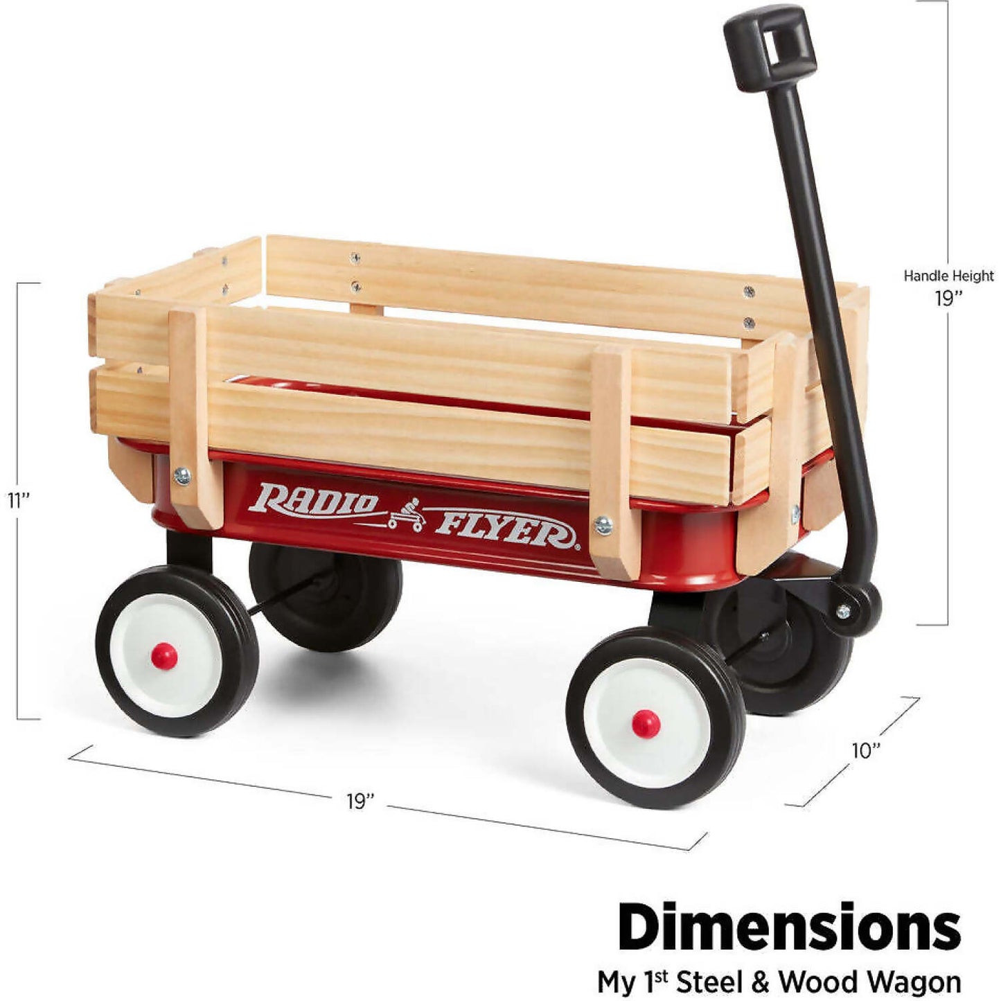 Radio Flyer - My First Steel & Wood Mini Toy Wagon