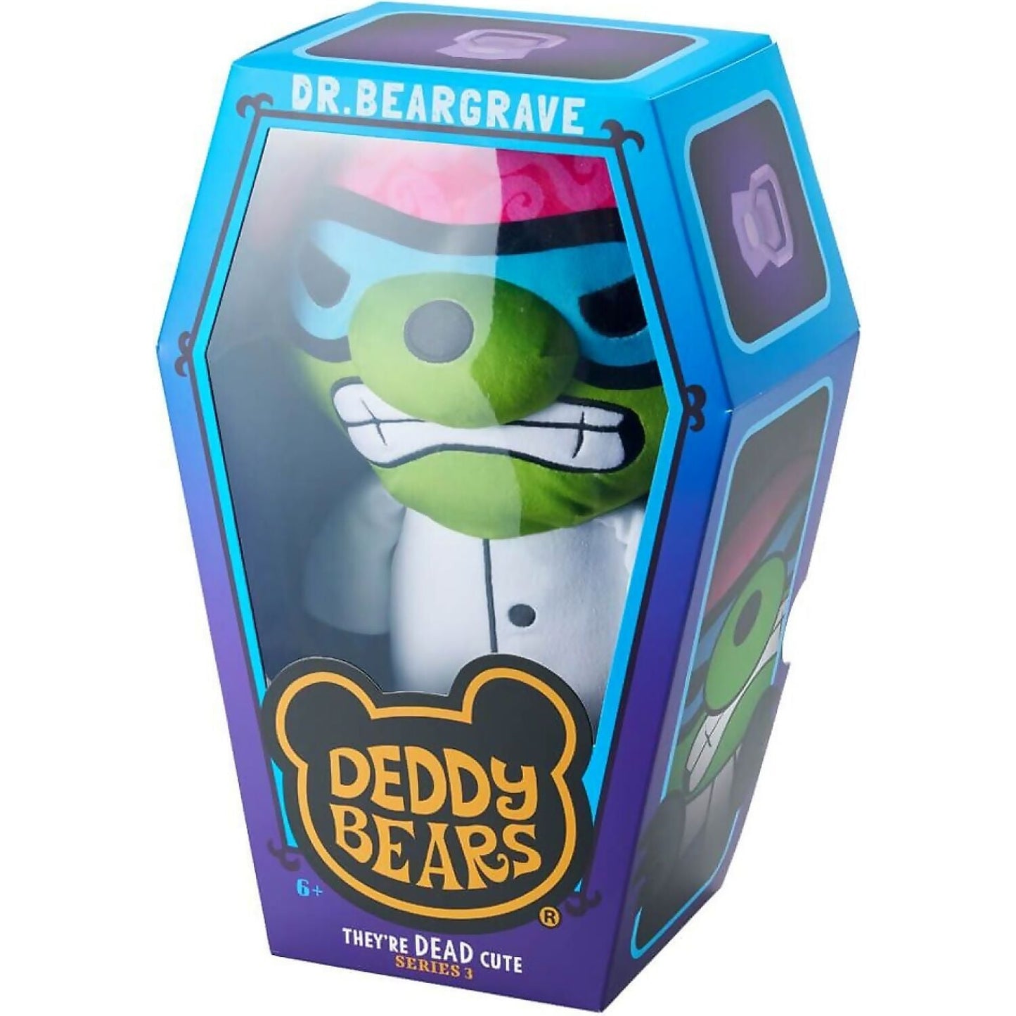 Deddy Bears - Dr. Beargrave Series 3 Plush In Large Coffin - Jasnor