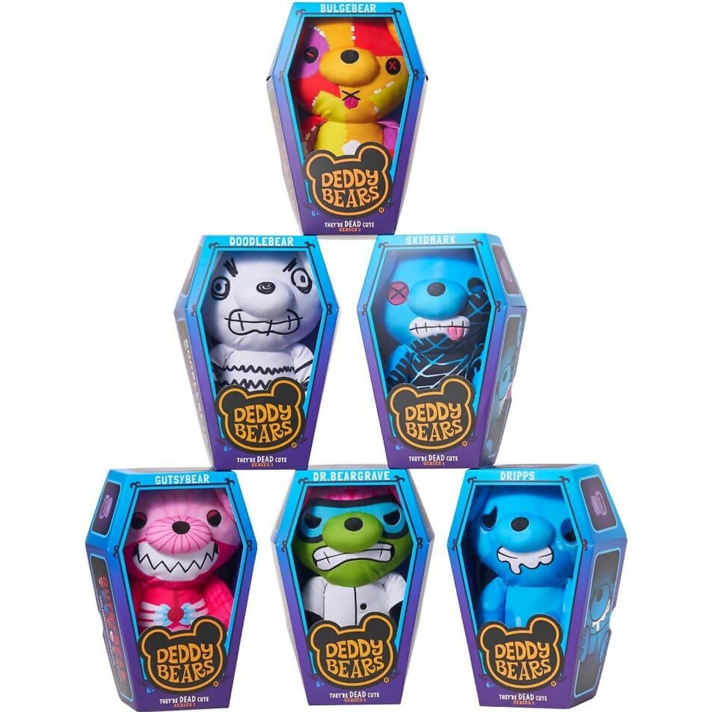 Deddy Bears - Gutsybear Series 3 Plush In Large Coffin - Jasnor