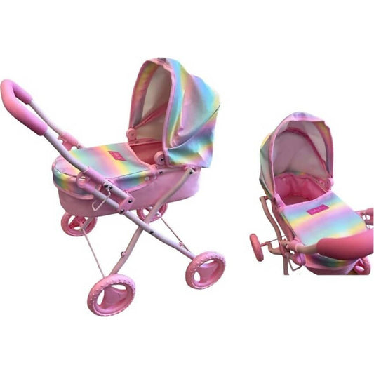 Sally Fay - Rainbow Medium Dolls Pram