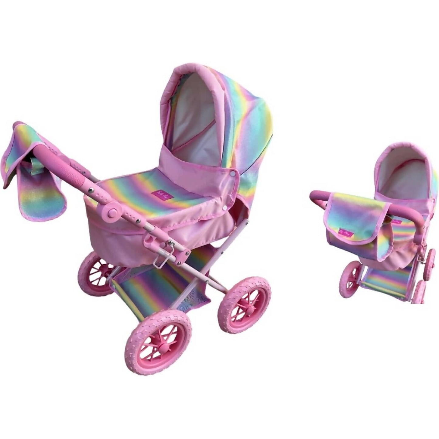 Sally Fay - Rainbow Large Deluxe Dolls Pram