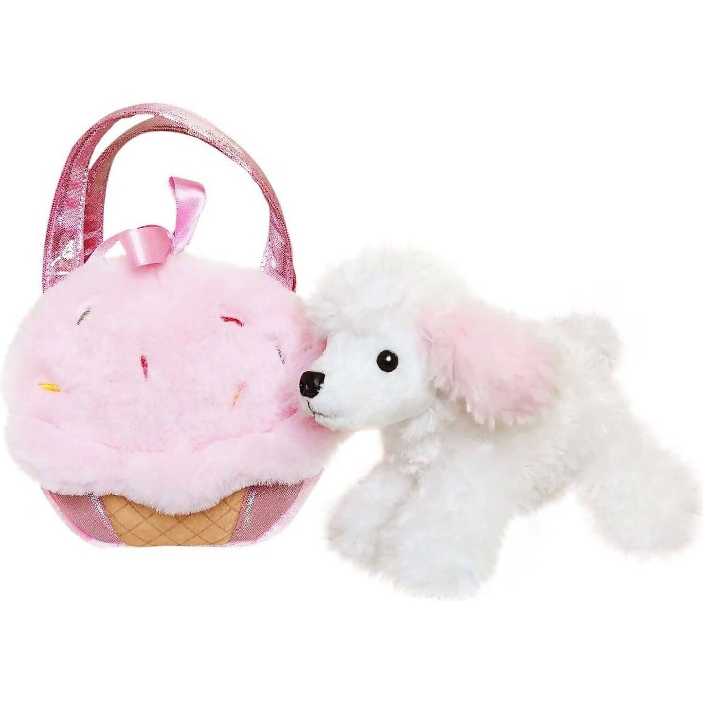 Cotton Candy - Fancy Pals Poodle Ice Cream Cone Bag