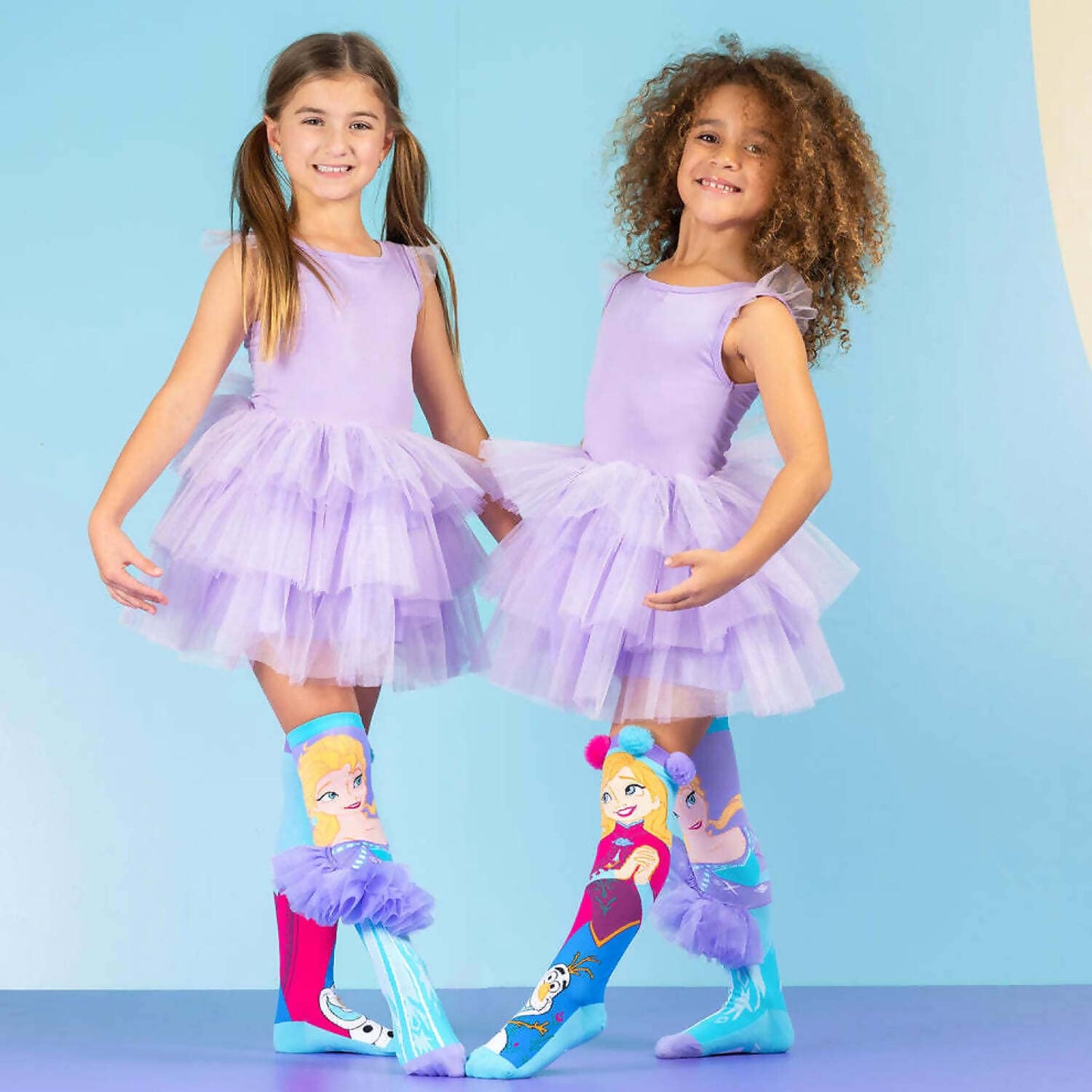 Madmia - Elsa & Anna Socks Kids & Adults Age 6y+