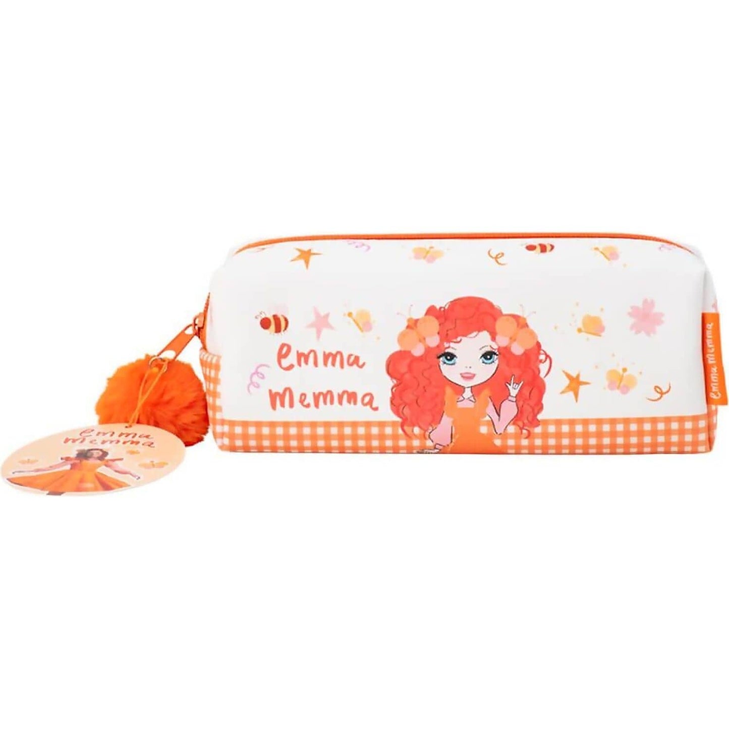 Emma Memma - Pencil Case With Pom Pom - Jasnor