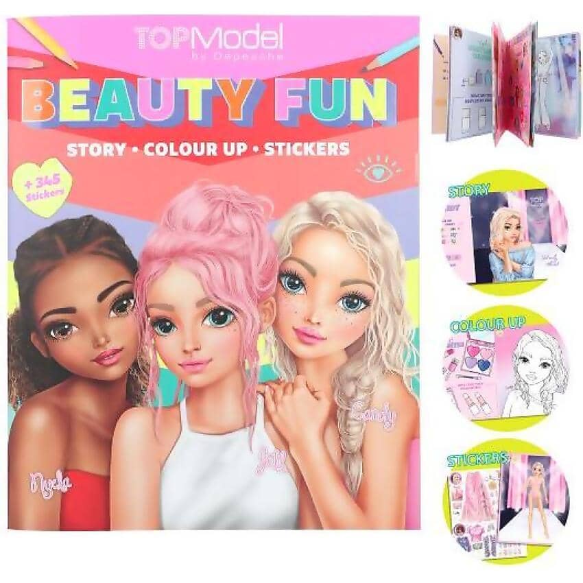 Topmodel - Colouring Book Beauty Fun