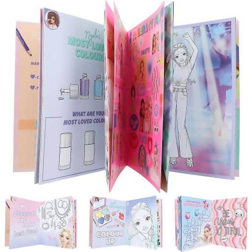 Topmodel - Colouring Book Beauty Fun