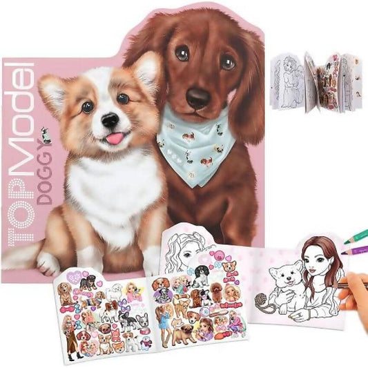 Topmodel - Colouring Book Doggy