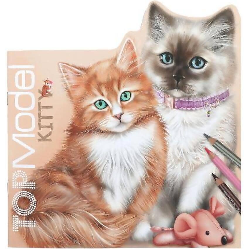 Topmodel - Colouring Book Kitty