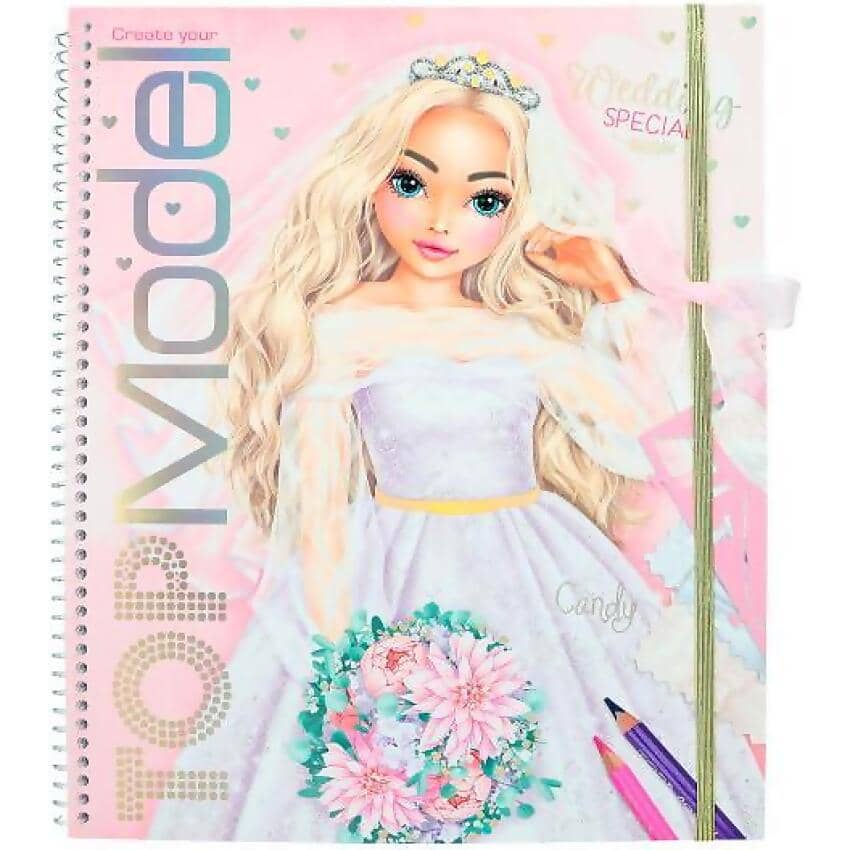 Topmodel - Create Your Wedding Special Colouring Book