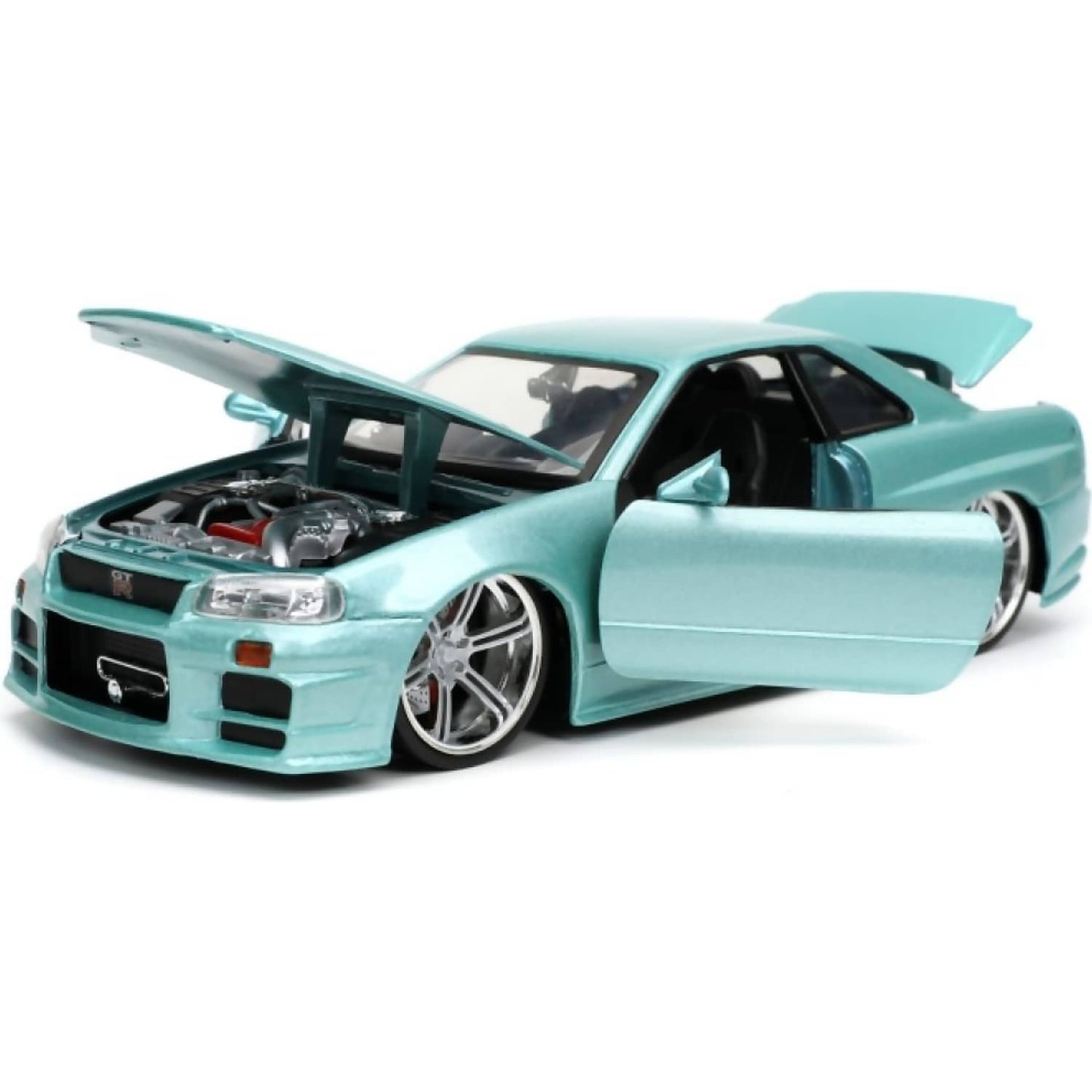 Jada Toys - Fast & Furious - 2002 Nissan Skyline GT-R (R34) 1:24 Scale Diecast Vehicle