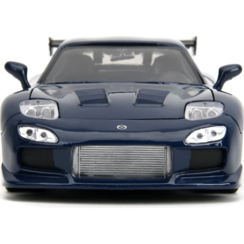 Jada Toys - 1993 Mazda RX-7 V2 with Naruto Shippuden Artwork & Kakashi Hatake Figure 1:24 Scale Diecast Vehicle & Figure Set