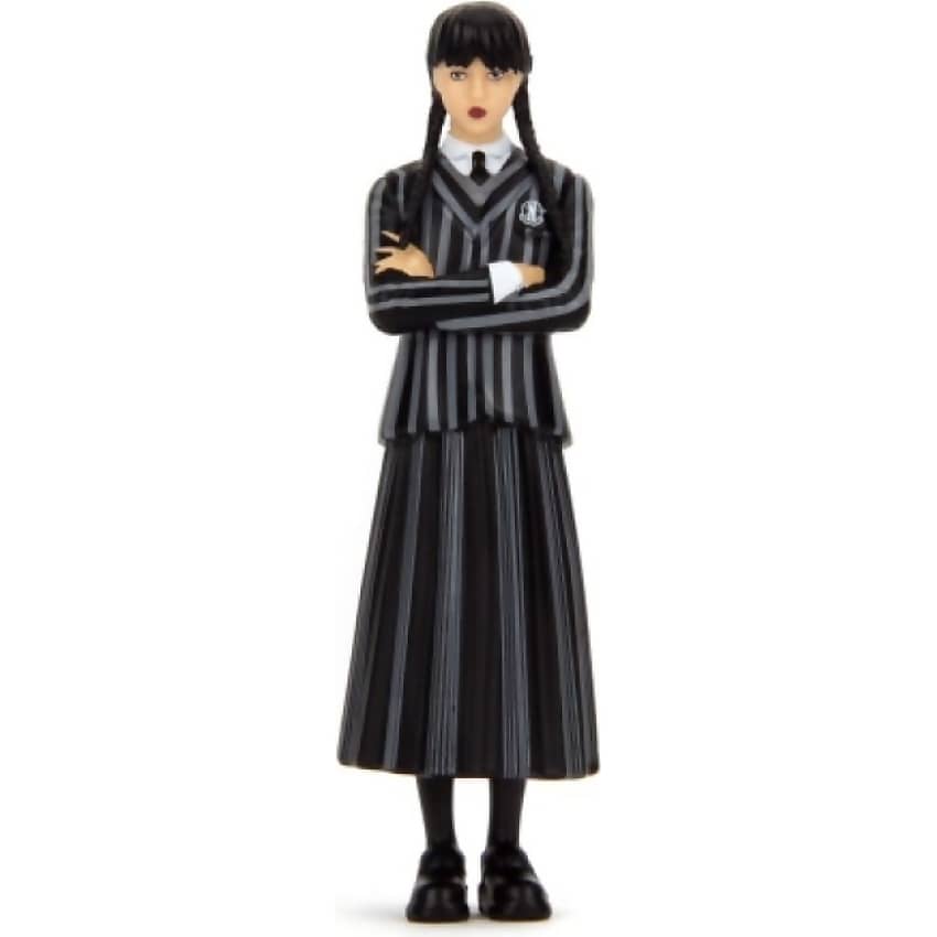 Jada Toys - Wednesday VW Beetle with Wednesday Figure 1:24 Scale Diecast Vehicle Figure Set