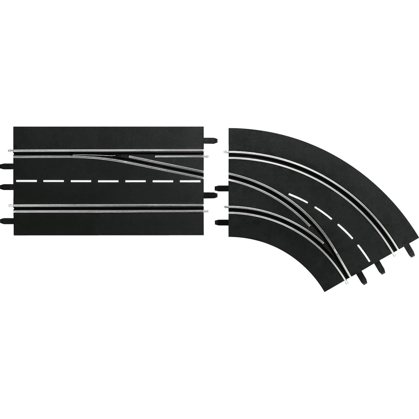 Carrera Digital 1:32 Accessories - Lane Change Curve right out to in - Slot Car Track Accessories Also Suits 1:24