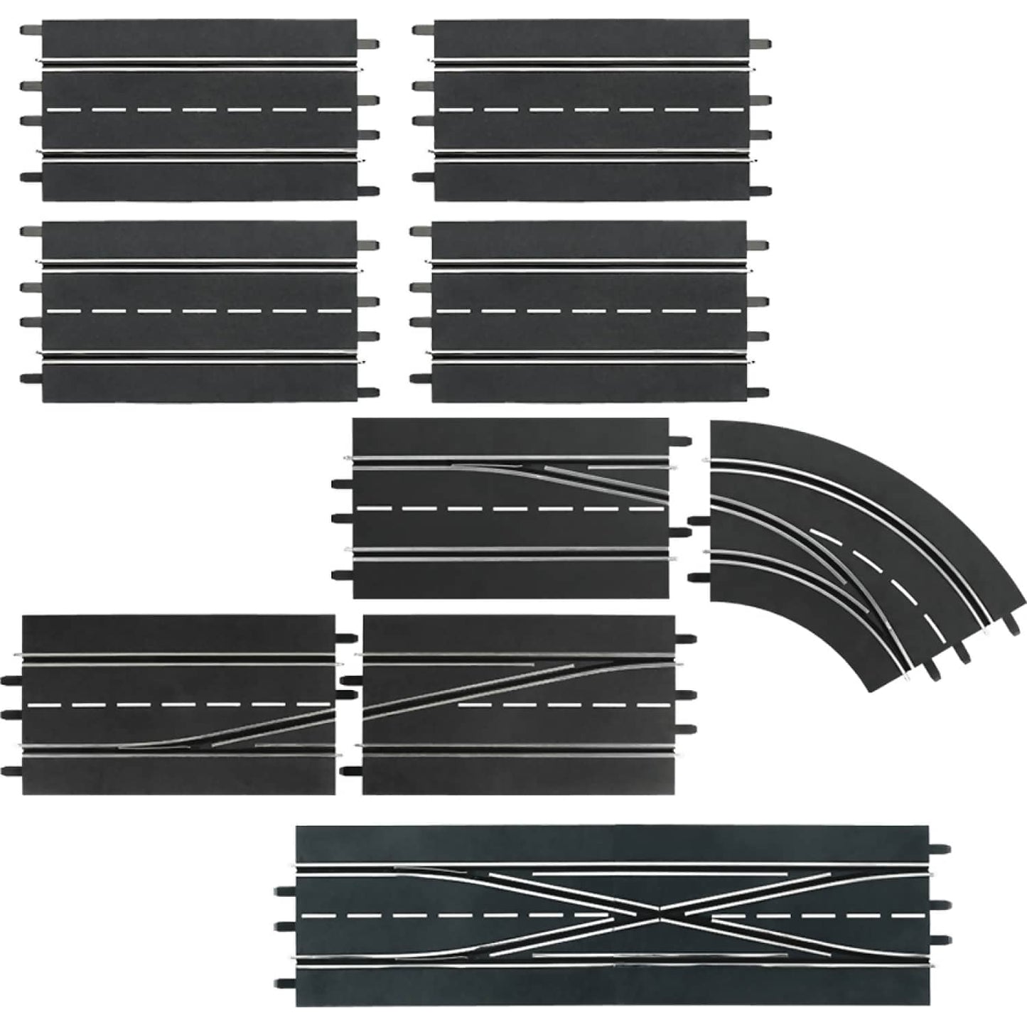 Carrera Digital 1:32 Accessories - Digital Extension Set 9 x Pieces - Slot Car Track Accessories Also Suits 1:24