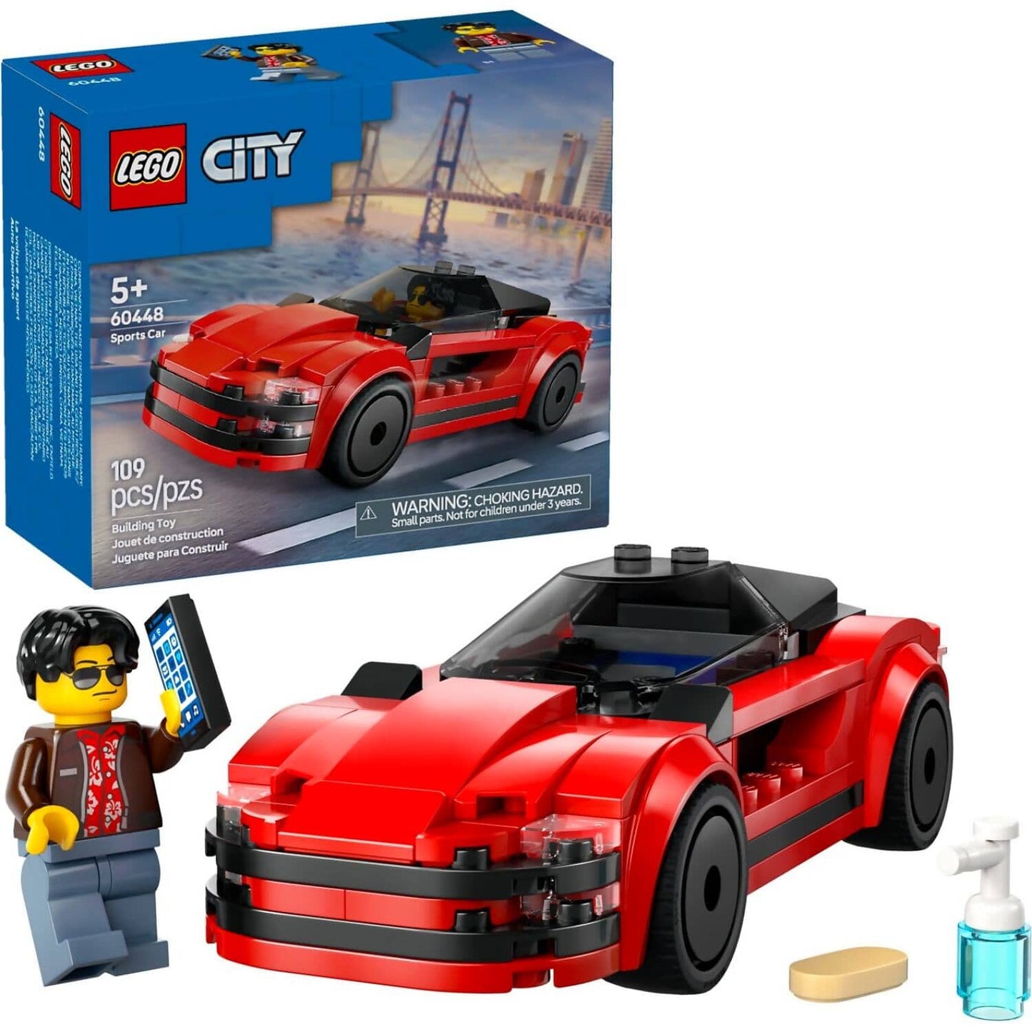 LEGO 60448 Red Sports Car - City