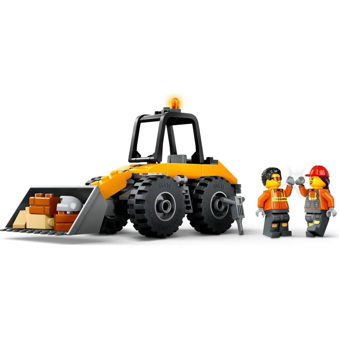 LEGO 60450 Yellow Construction Wheel Loader - City 4+