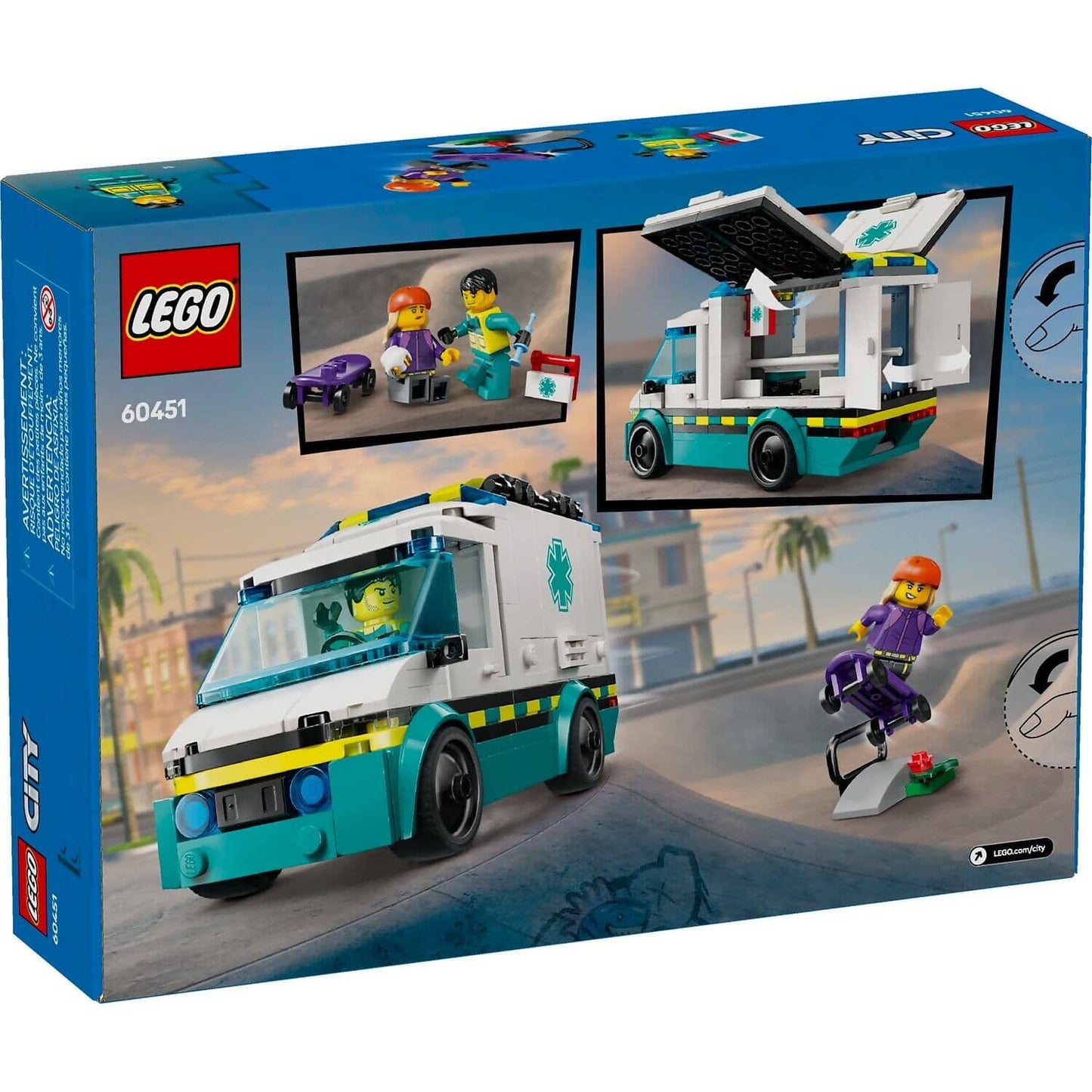 LEGO 60451 Emergency Ambulance - City