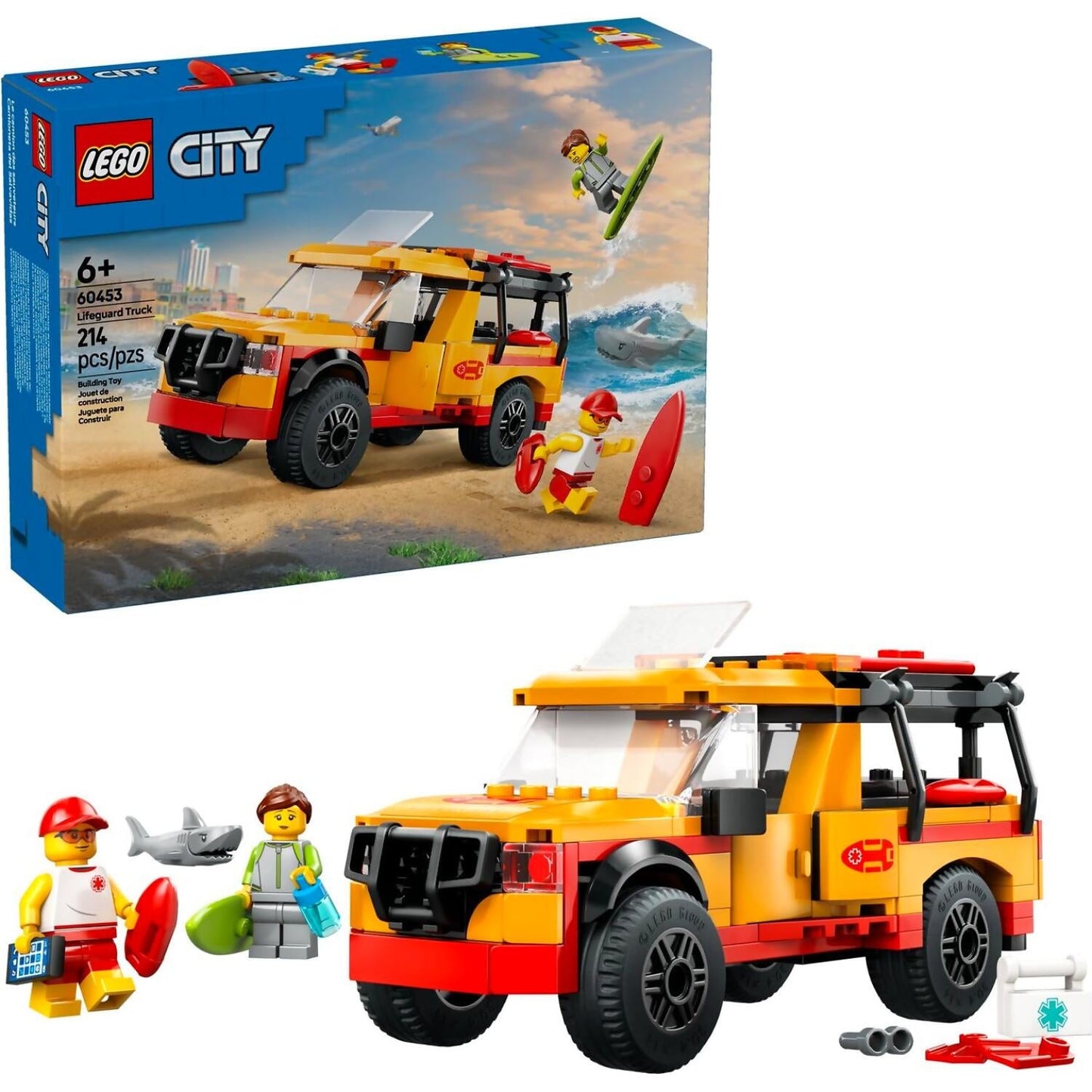 LEGO 60453 Lifeguard Beach Rescue Truck - City