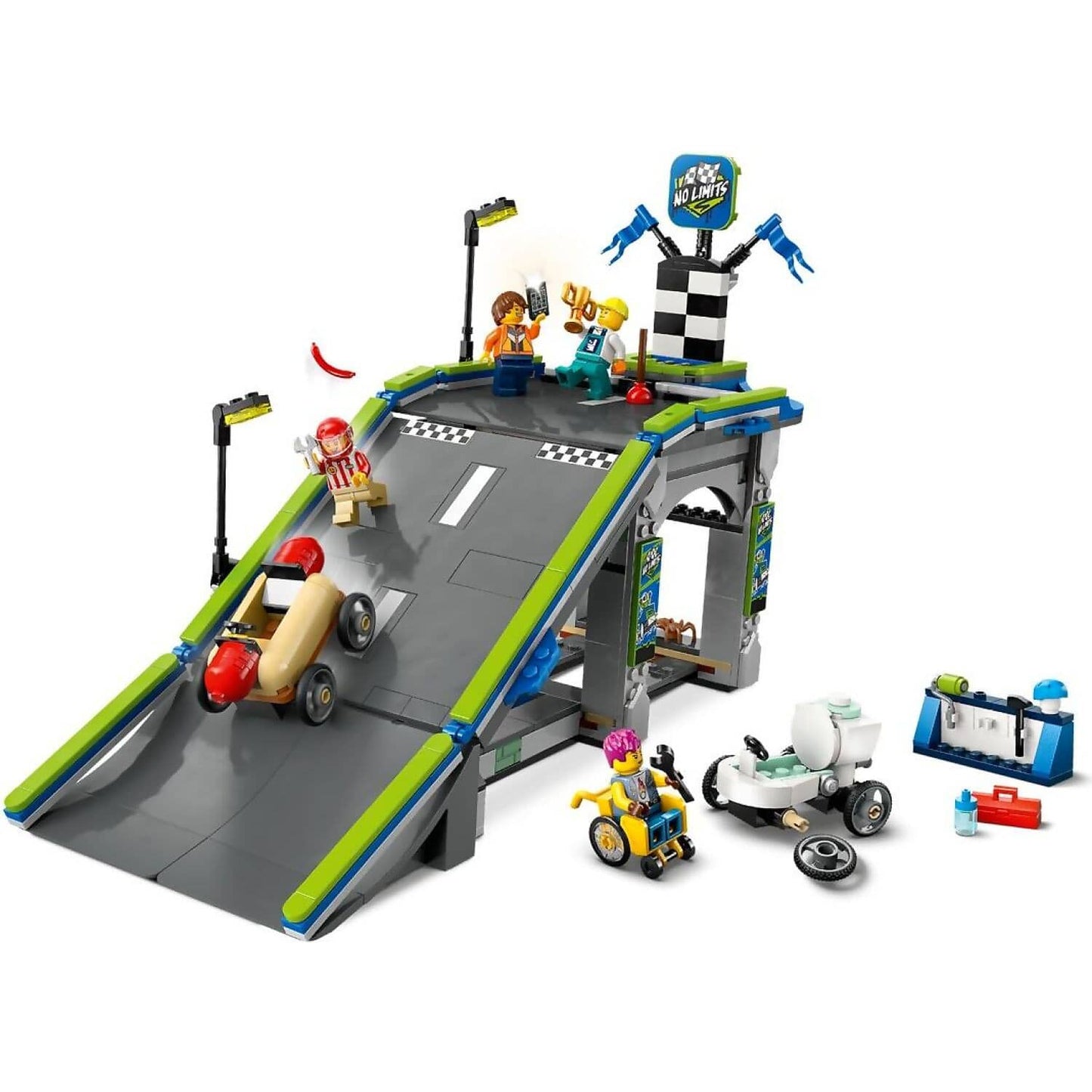LEGO 60460 No Limits: Race Car Ramp Track - City