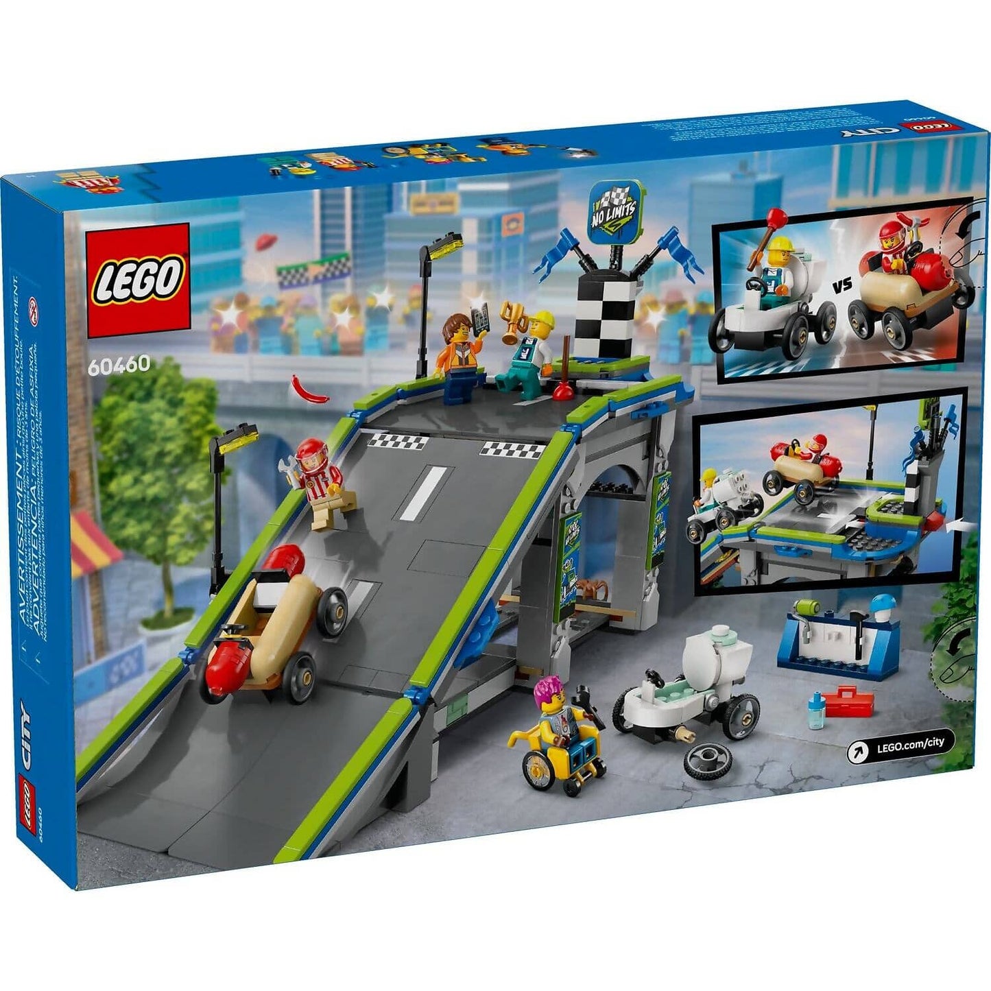 LEGO 60460 No Limits: Race Car Ramp Track - City