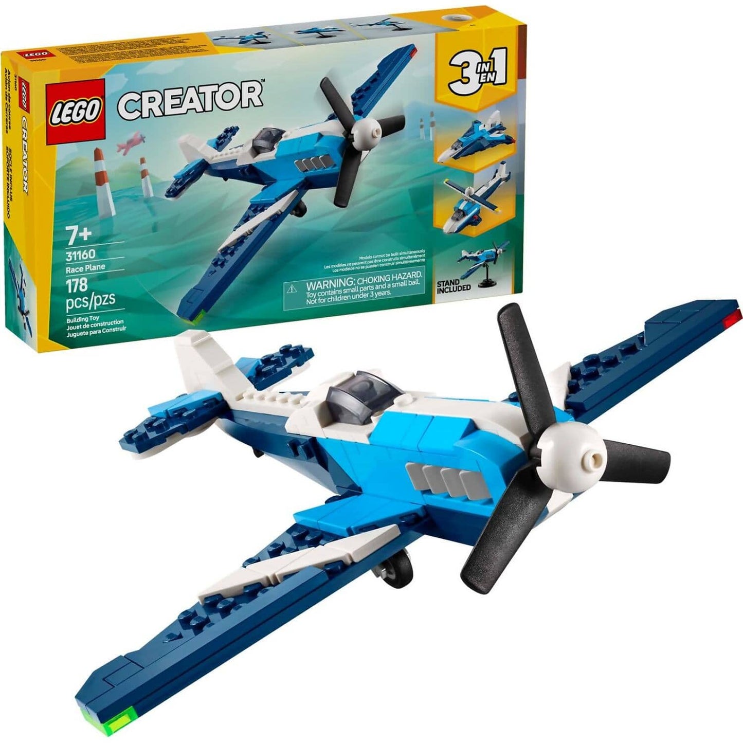 LEGO 31160 Aircraft: Race Plane - LEGO Creator 3-in-1