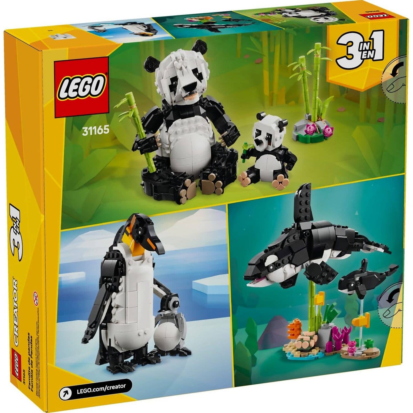 LEGO 31165 Wild Animals: Panda Family - LEGO Creator 3-in-1