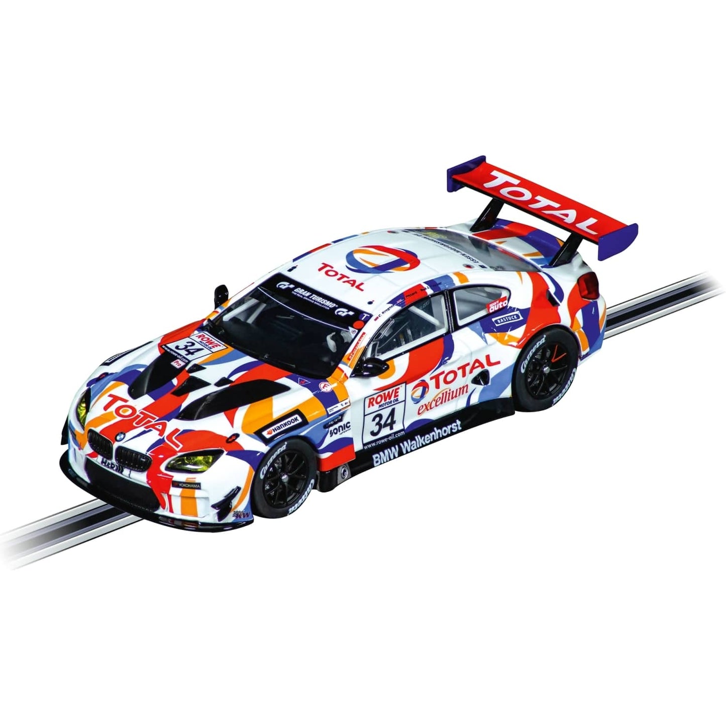 Carrera Evolution 1:32 - BMW M6 GT3 Walkenhorst Motorsport No.34 - Slot Car Also Suits Scalextric