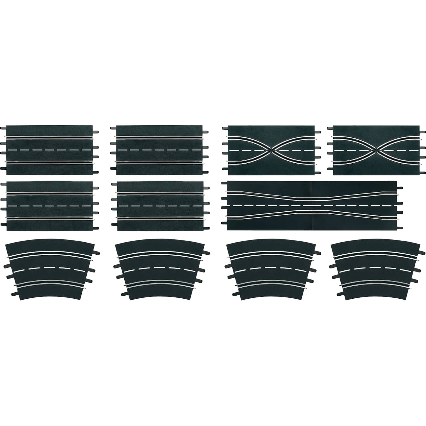 Carrera Digital 1:32 Accessories - Extension Set 3 With 12 x Track Pieces - Slot Car Track Accessories Also Suits 1:24