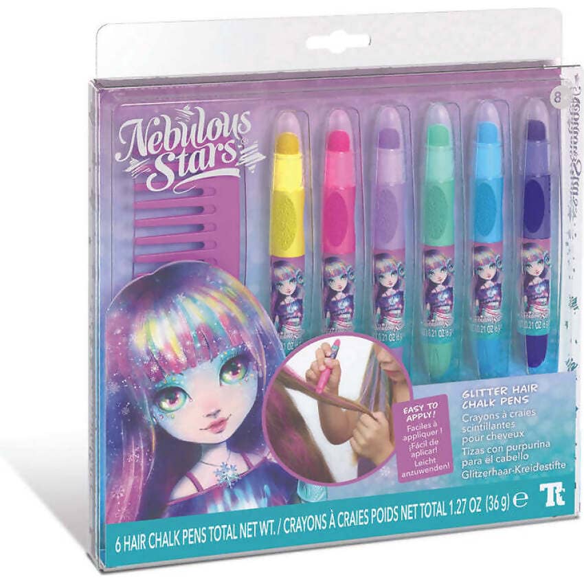 Nebulous Stars - Glitter Hair Chalk Pens