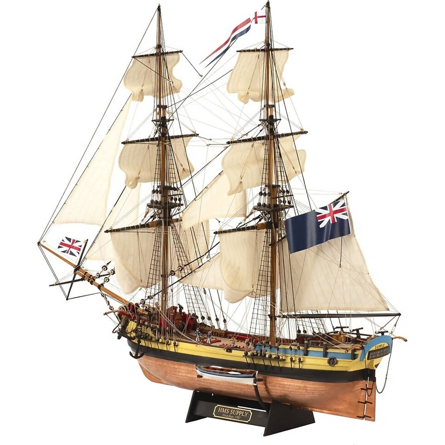 Artesania Scale 1/50 HMS Supply First Fleet Brigantine Wooden Ship Model Kit (22420)