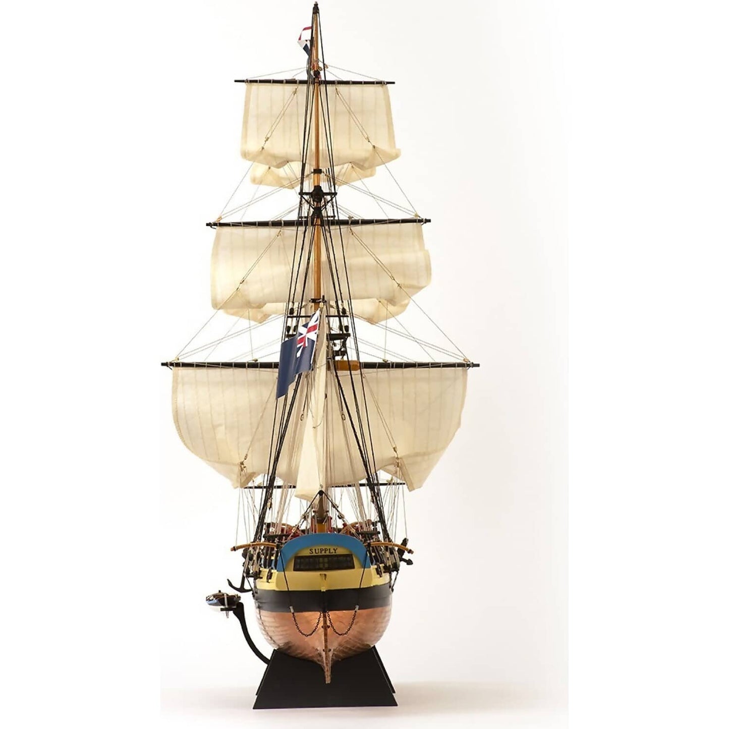 Artesania Scale 1/50 HMS Supply First Fleet Brigantine Wooden Ship Model Kit (22420)