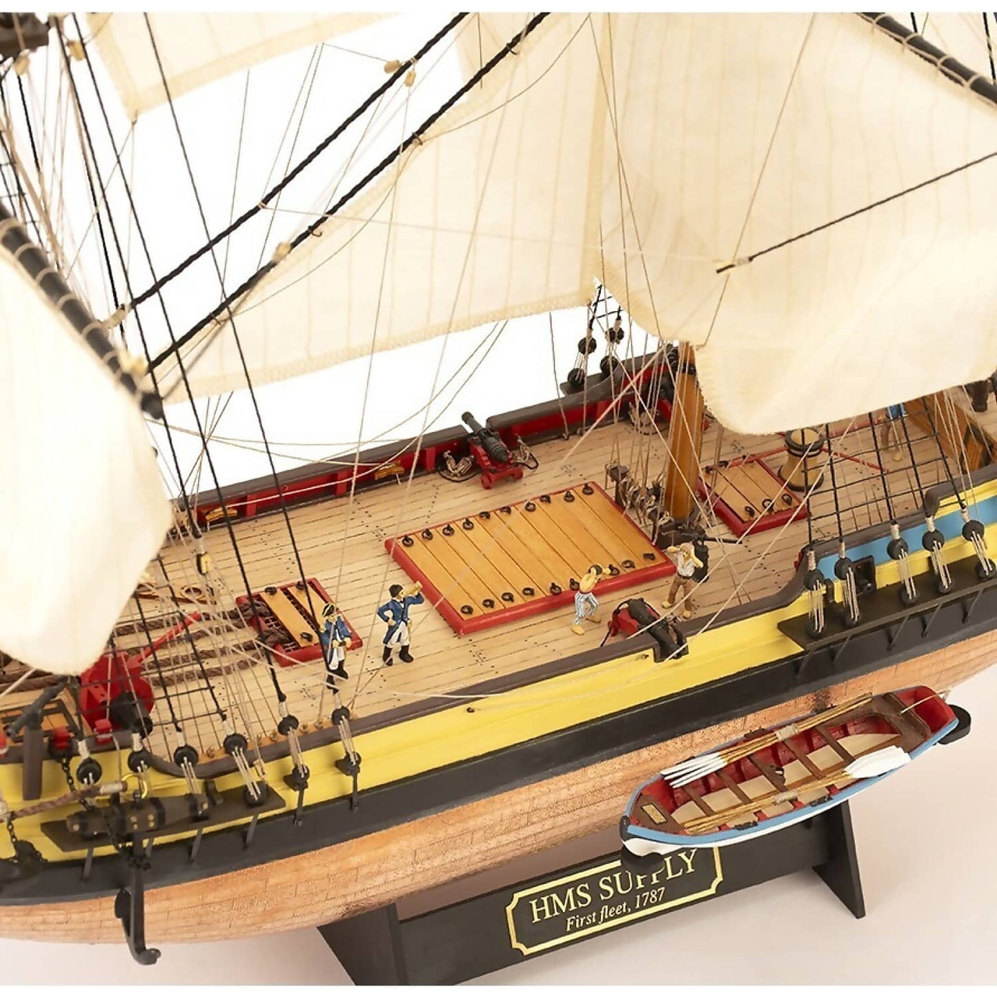 Artesania Scale 1/50 HMS Supply First Fleet Brigantine Wooden Ship Model Kit (22420)
