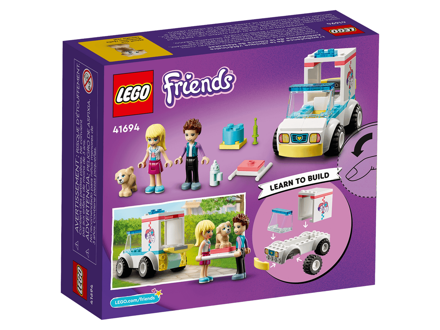 LEGO 41694 Pet Clinic Ambulance - Friends 4+