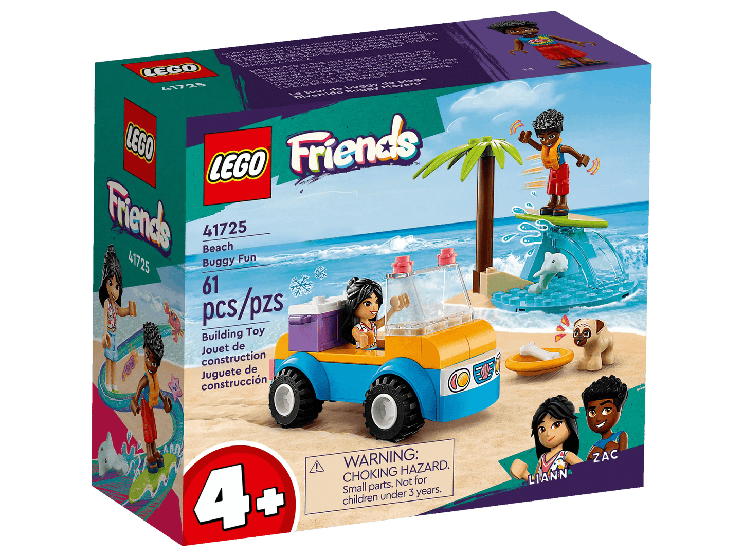 LEGO 41725 Beach Buggy Fun - Friends 4+